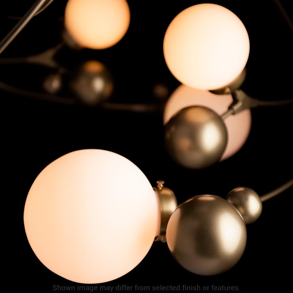 Sprig Circular Pendant - White - Opal Glass by Hubbardton Forge