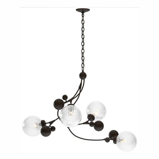 Sprig Pendant - Oil Rubbed Bronze - Water Glass by Hubbardton Forge