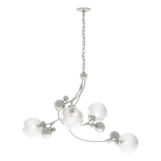 Sprig Pendant - Sterling - Water Glass by Hubbardton Forge
