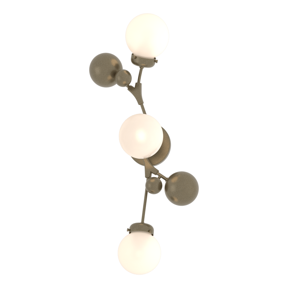 Sprig Sconce - Soft Gold - Opal Glass by Hubbardton Forge