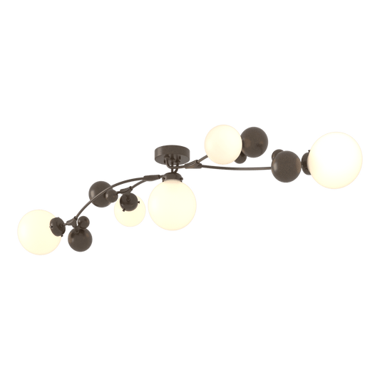 Sprig Semi-Flush - Bronze - Opal Glass by Hubbardton Forge