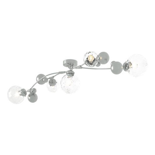 Sprig Semi-Flush - Vintage Platinum - Water Glass by Hubbardton Forge