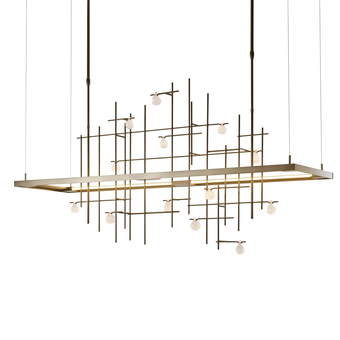 Spring LED Pendant - Modern Brass by Hubbardton Forge