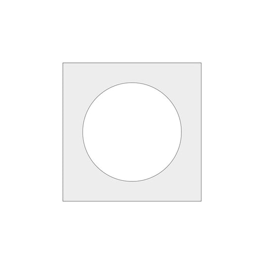 Square Goof Ring for 10" Recessed Ceiling Lights - White Finish - 14" OD Square by Lotus LED Lights