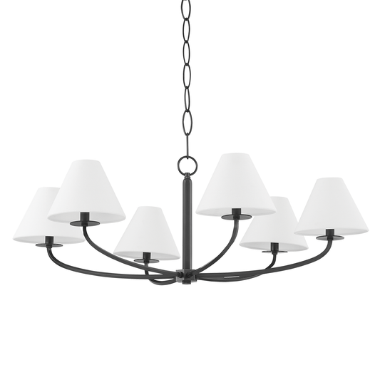 Stacey Chandelier - 6-Light - Old Bronze by Hudson Valley Lighting