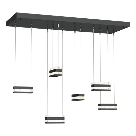 Stacks 6-Light LED Pendant - Ink by Hubbardton Forge