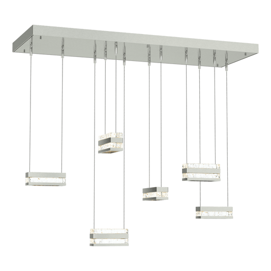 Stacks 6-Light LED Pendant - Sterling by Hubbardton Forge