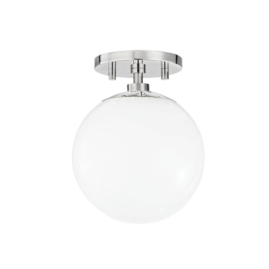 Stella Semi-Flush Ceiling Light - Polished Nickel by Mitzi