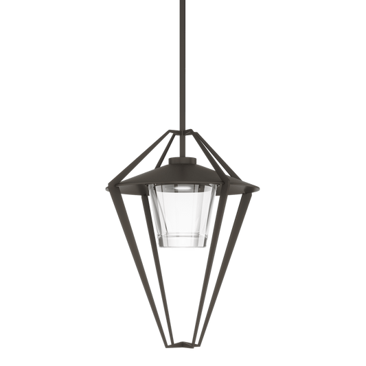 Stellar Large Outdoor Pendant Semi-Flush - Coastal Dark Smoke by Hubbardton Forge