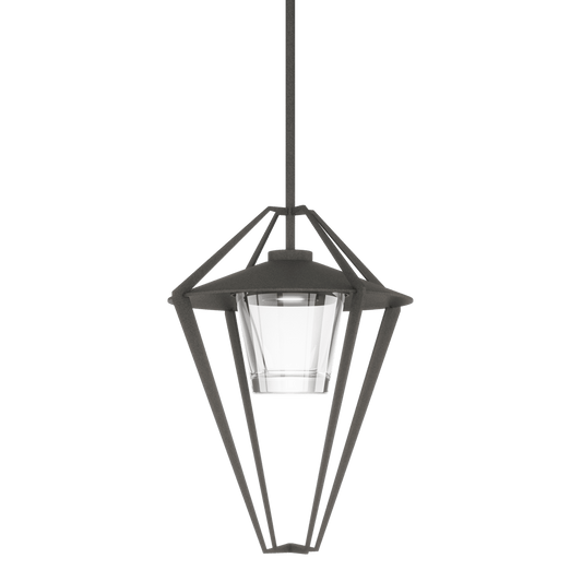 Stellar Large Outdoor Pendant Semi-Flush - Natural Iron by Hubbardton Forge