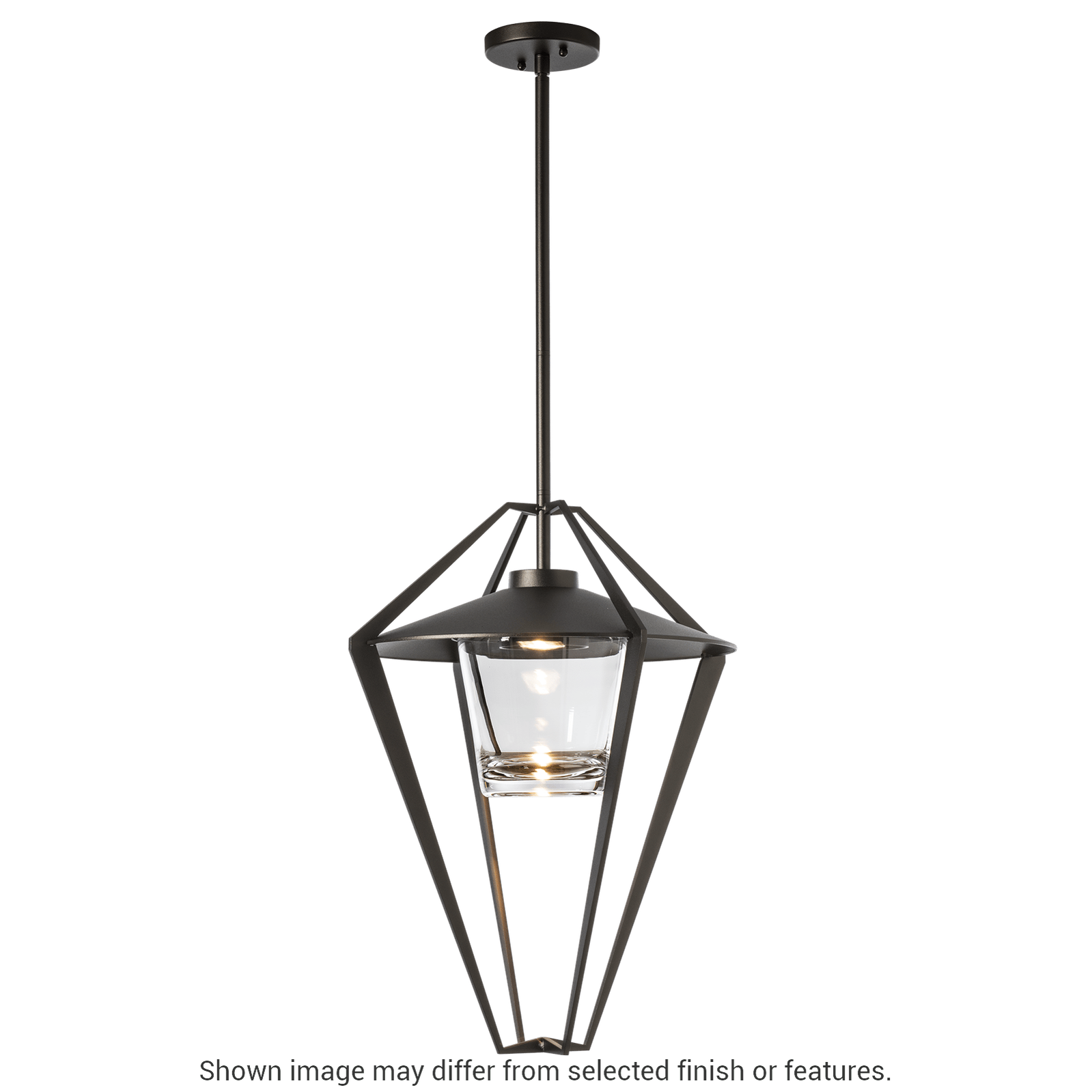 Stellar Large Outdoor Pendant Semi-Flush - White by Hubbardton Forge
