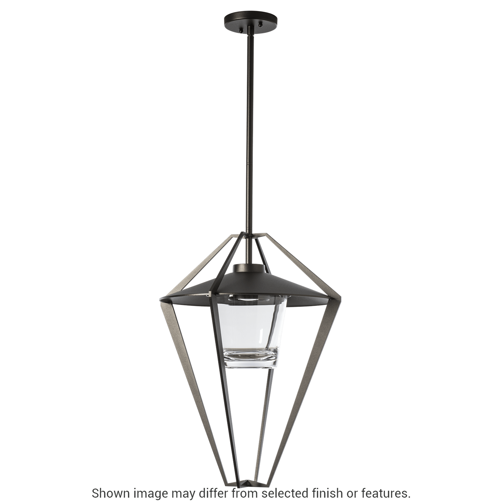 Stellar Large Outdoor Pendant Semi-Flush - White by Hubbardton Forge