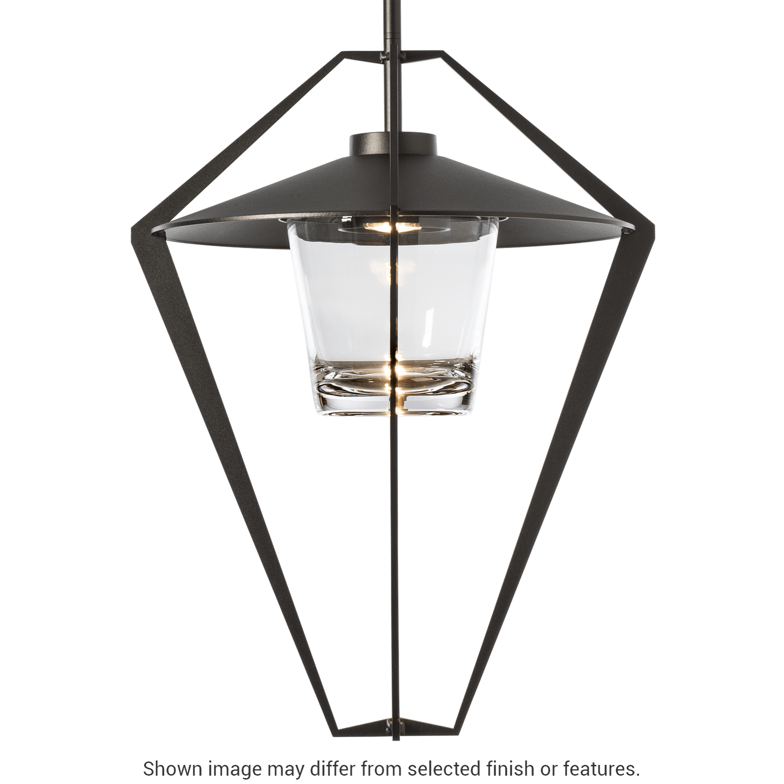 Stellar Large Outdoor Pendant Semi-Flush - White by Hubbardton Forge