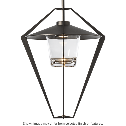 Stellar Large Outdoor Pendant Semi-Flush - White by Hubbardton Forge