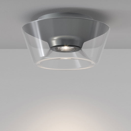 Stellr Surface Mount - Satin Silver - 3000K by Lucifer Lighting