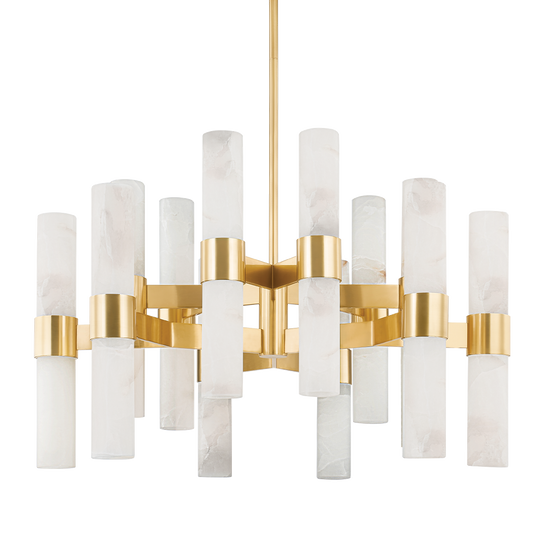 Stowe Chandelier - Aged Brass by Hudson Valley Lighting