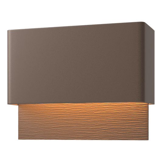 Stratum Dark Sky Friendly LED Outdoor Sconce - Coastal Bronze - Coastal Bronze Accent by Hubbardton Forge