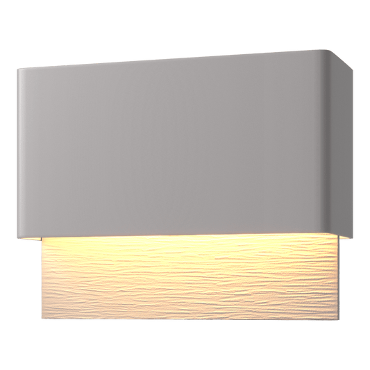 Stratum Dark Sky Friendly LED Outdoor Sconce - Coastal Burnished Steel - Coastal Burnished Steel Accent by Hubbardton Forge