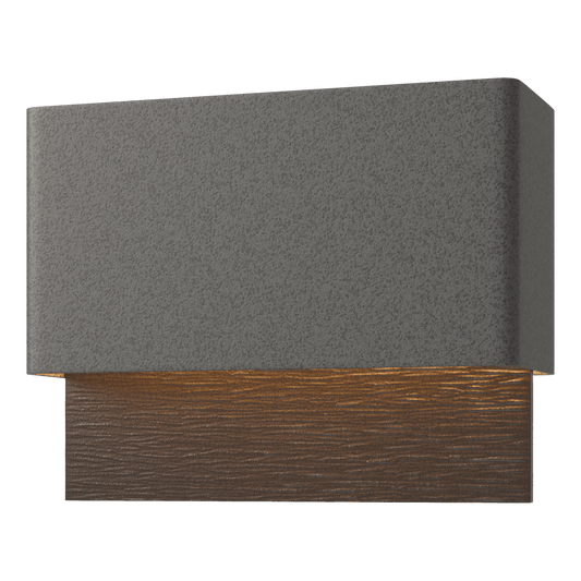 Stratum Dark Sky Friendly LED Outdoor Sconce - Natural Iron - Oil Rubbed Bronze Accent by Hubbardton Forge