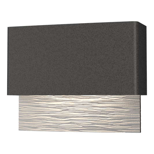 Stratum Dark Sky Friendly LED Outdoor Sconce - Natural Iron - White Accent by Hubbardton Forge