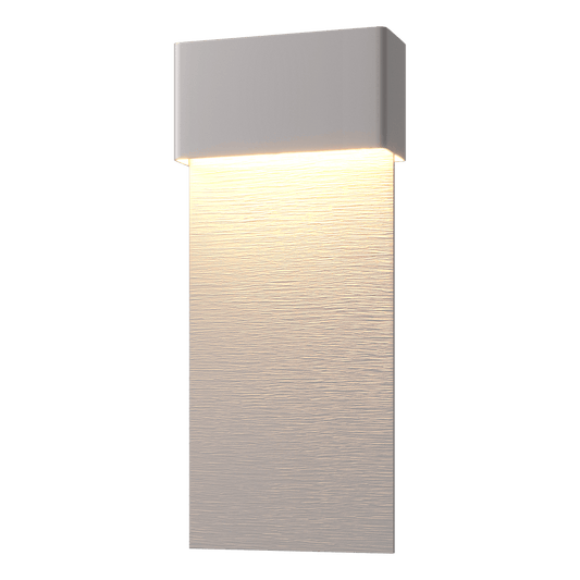 Stratum Large Dark Sky Friendly LED Outdoor Sconce - Coastal Burnished Steel - Coastal Burnished Steel Accent by Hubbardton Forge