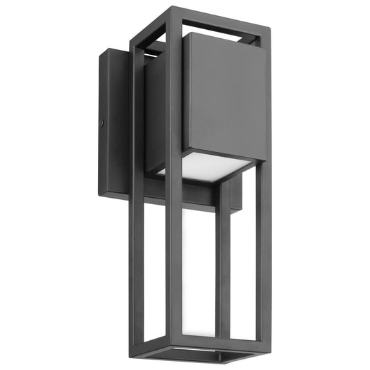 Supreme - 10W LED - Small Wall Lantern - Matte Black Finish - Satco 62-1653