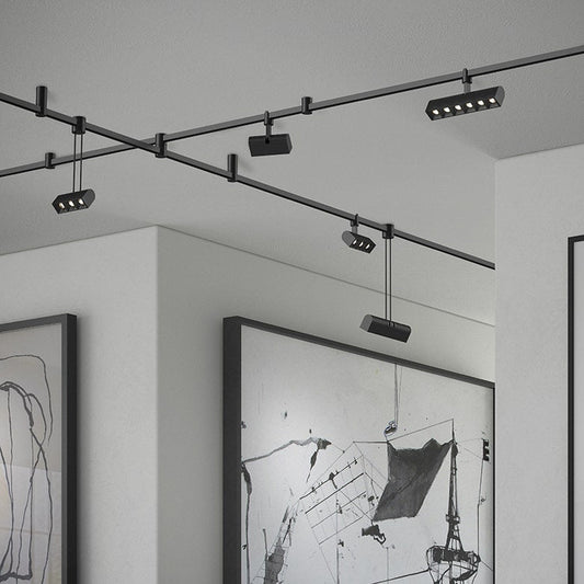 Suspenders 2 Bar Freeform Surface Mount with 3-Cell Luminaires 6-Cell Luminaires by SONNEMAN