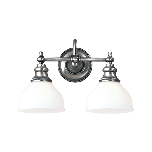 Sutton Vanity Light - 2-Light - Polished Nickel by Hudson Valley Lighting