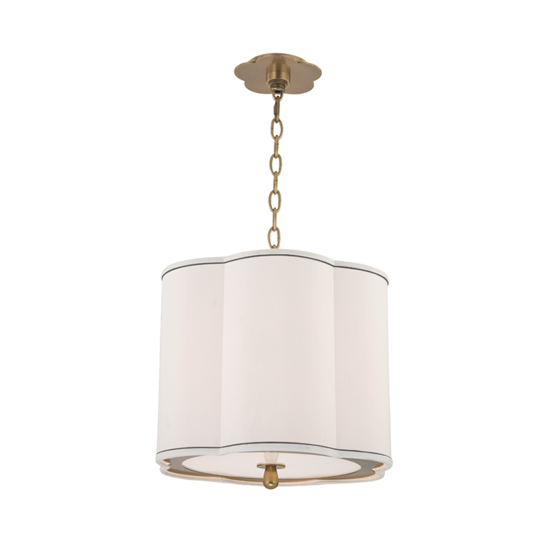 Sweeny Pendant - 3-Light - Aged Brass by Hudson Valley Lighting