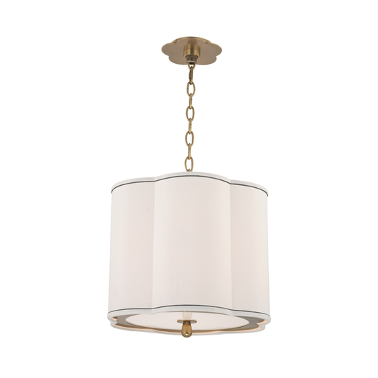 Sweeny Pendant - 3-Light - Aged Brass by Hudson Valley Lighting