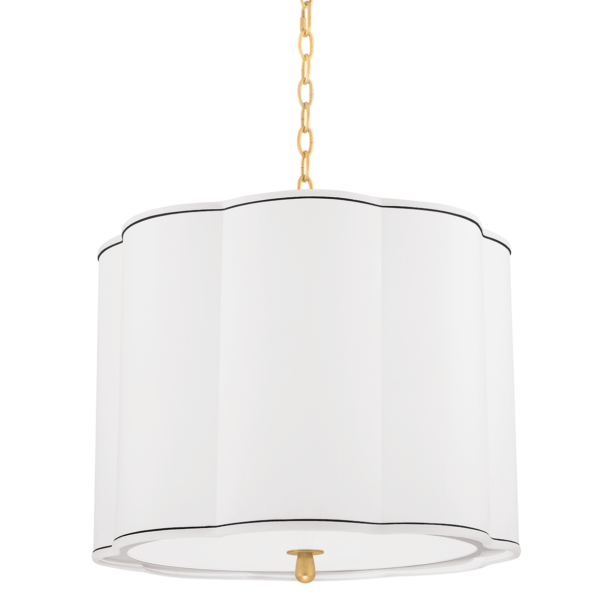 Sweeny Pendant - 4-Light - Aged Brass by Hudson Valley Lighting
