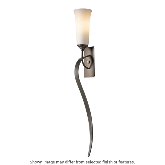 Sweeping Taper Ada Sconce - White by Hubbardton Forge