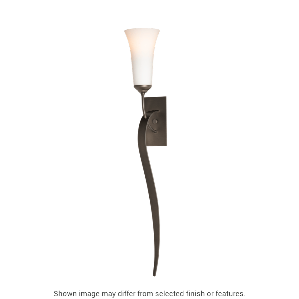 Sweeping Taper Sconce - White by Hubbardton Forge