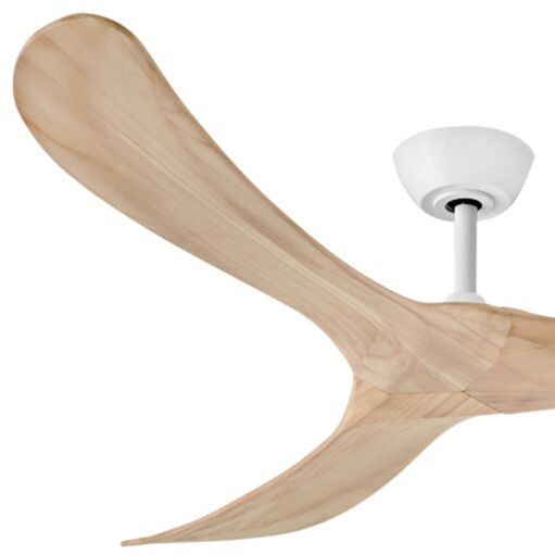 Swell 60" Smart Fan - Matte White - Natural Blades by Hinkley Lighting