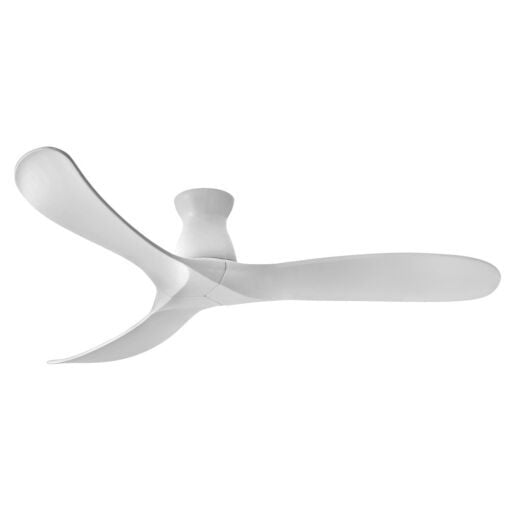 Swell Flush 60" Smart Fan - Matte White - Matte White Blades by Hinkley Lighting