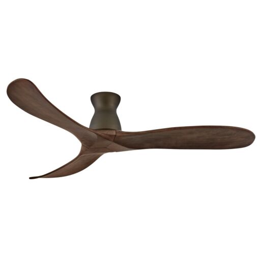 Swell Flush 60" Smart Fan - Metallic Matte Bronze - Walnut Blades by Hinkley Lighting