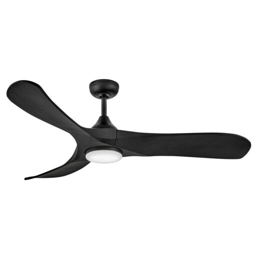Swell Illuminated 56" LED Smart Fan - Matte Black  - Hinkley Lighting 903856FBB-LDD