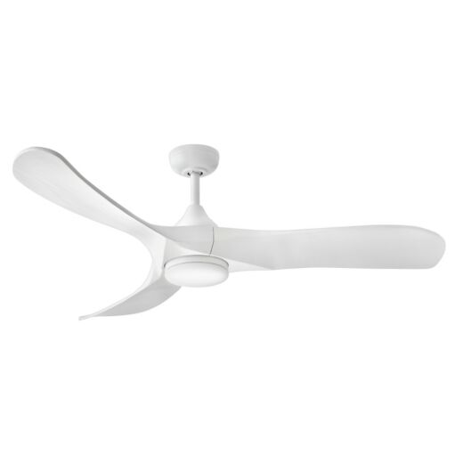 Swell Illuminated 56" LED Smart Fan - Matte White  - Hinkley Lighting 903856FWW-LDD