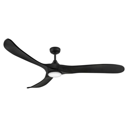Swell Illuminated 72" LED Smart Fan - Matte Black  - Hinkley Lighting 903872FBB-LDD