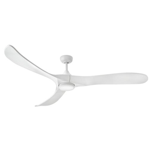 Swell Illuminated 72" LED Smart Fan - Matte White  - Hinkley Lighting 903872FWW-LDD