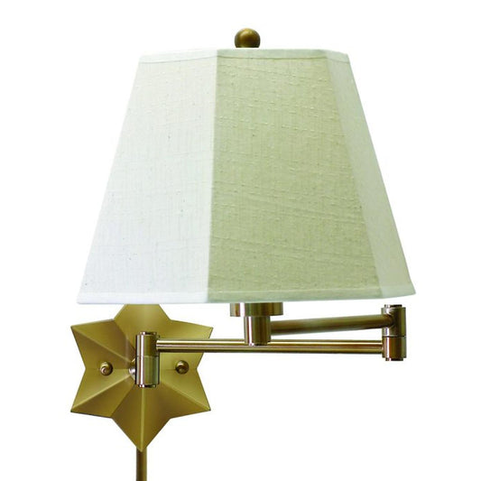 Swing Arm Wall Swing Lamp - WS751-AB - Antique Brass by House of Troy