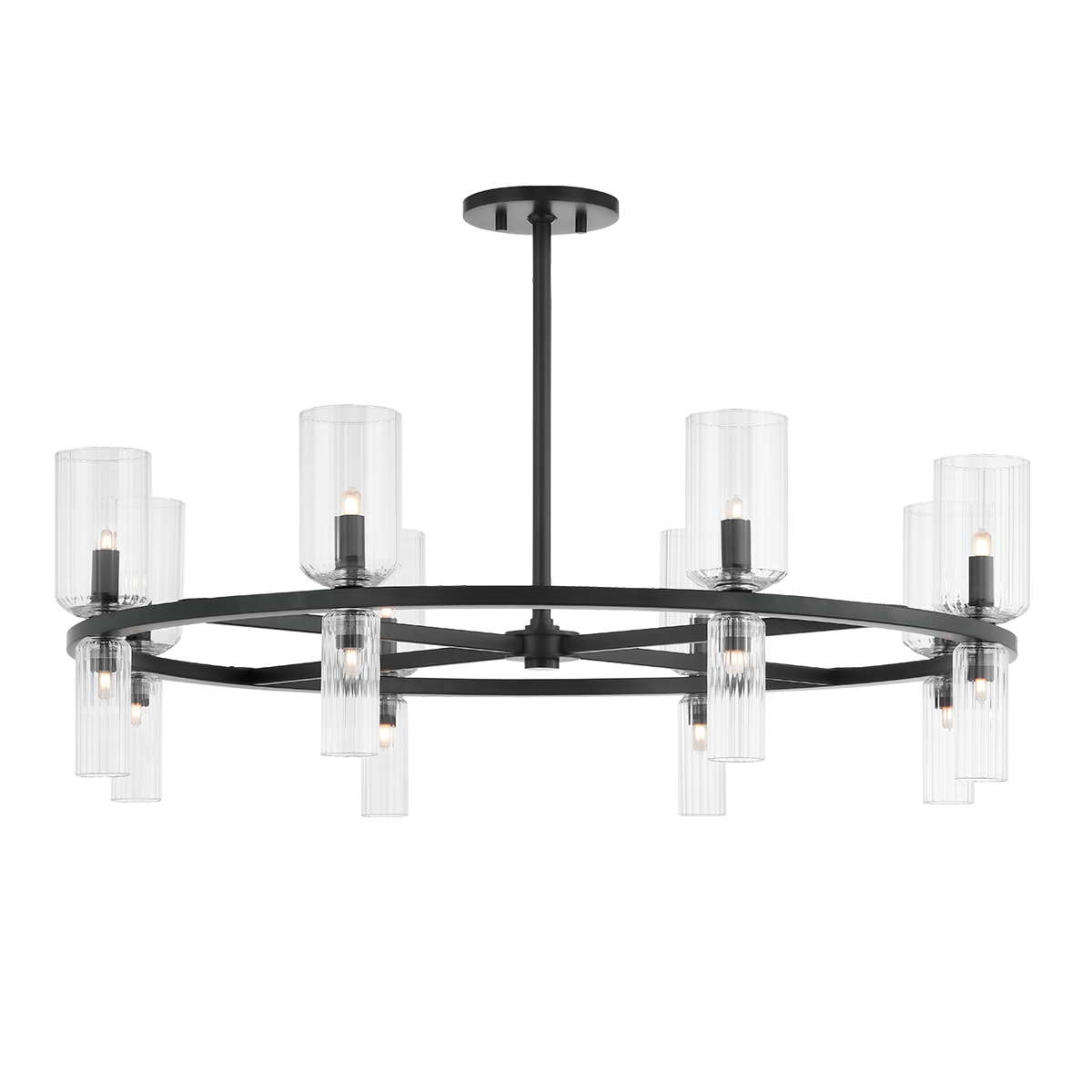 Tabitha Chandelier - 16-Light - Soft Black - Mitzi H384816-SBK
