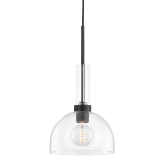 Tabitha Pendant - 1-Light - Soft Black - Mitzi H384701-SBK