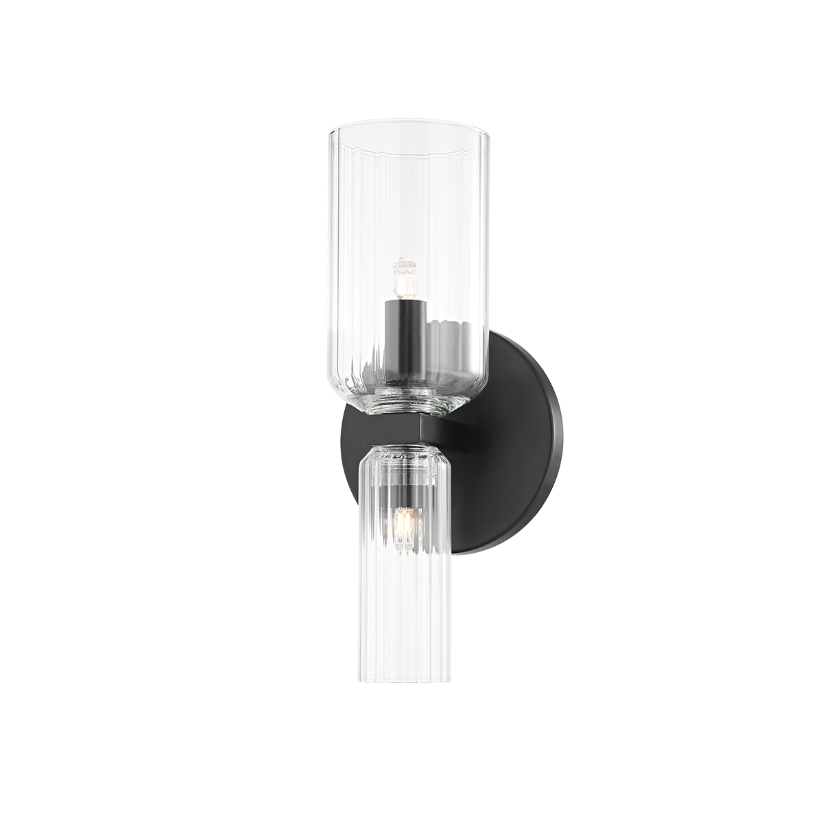 Tabitha Vanity Light - 2-Light - Soft Black - Mitzi H384301-SBK