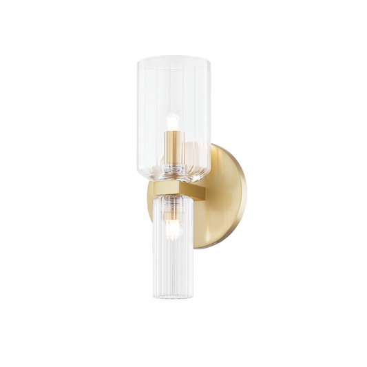 Tabitha Wall Sconce - 2-Light - Aged Brass - Mitzi H384301-AGB