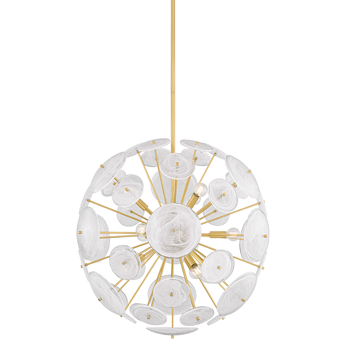 Tamara Chandelier - 9-Light - Aged Brass - Mitzi H1004809-AGB