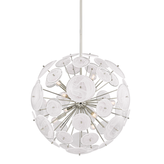 Tamara Chandelier - 9-Light - Polished Nickel - Mitzi H1004809-PN