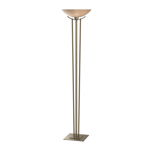 Taper Torchiere - Soft Gold - Sand Glass by Hubbardton Forge