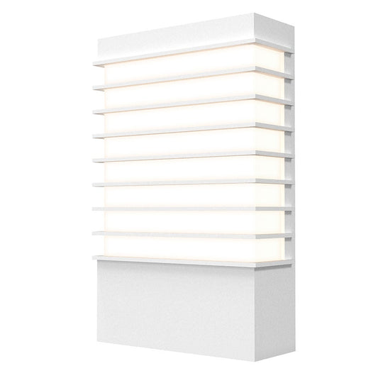 Tawa 13" Wide LED Sconce - Textured White by SONNEMAN