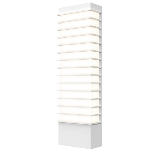 Tawa 21" Standard LED Sconce - Textured White by SONNEMAN